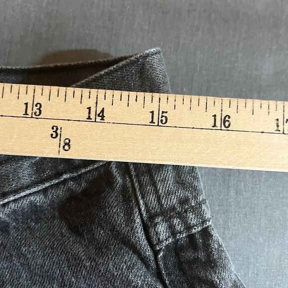 Vintage Marithe Francois Girbaud Jeans Men 32 Black Denim Baggy Straight Leg Y2K - Picture 10 of 10